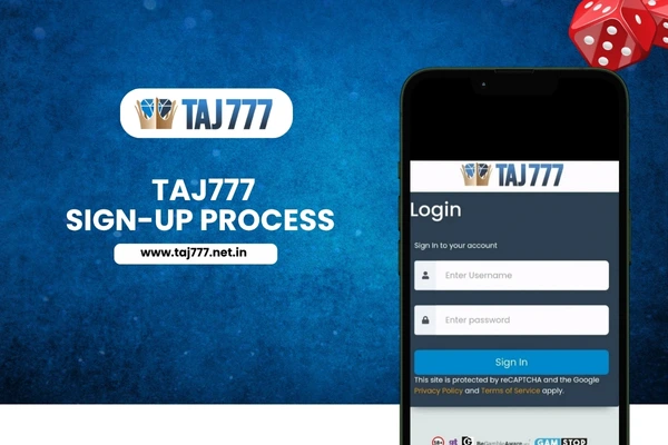 Taj777 Sign-Up Process